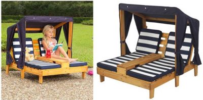 Doppel-Kinderliegestuhl für den Garten deutlich reduziert!