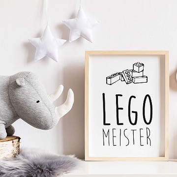 Lego Meister Poster