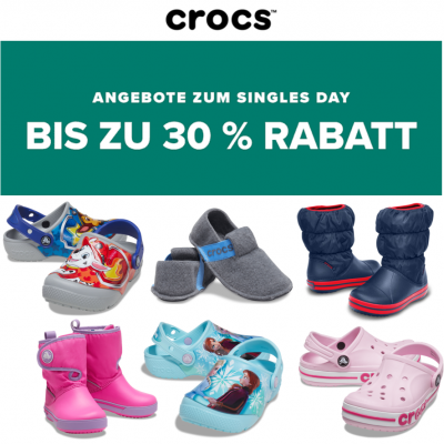 Singles Day Crocs
