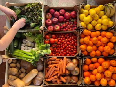 Obst und Gemüse für Kleinkinder